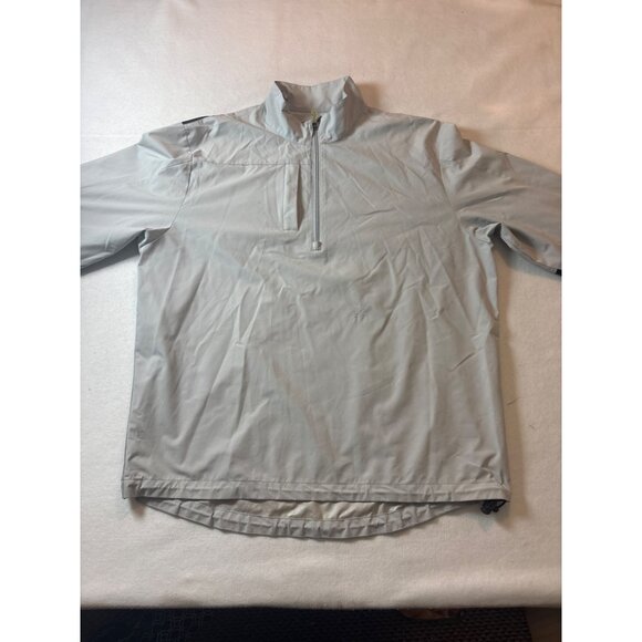 Callaway Light Gray Half-Zip Pullover Windbreaker Jacket Size L - Picture 1 of 16